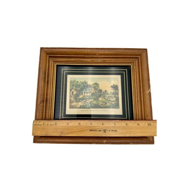 Set Of 2 Currier & Ives Prints "American Homestead" Summer & Autumn 8 X 10 Small - Picture 3 of 8